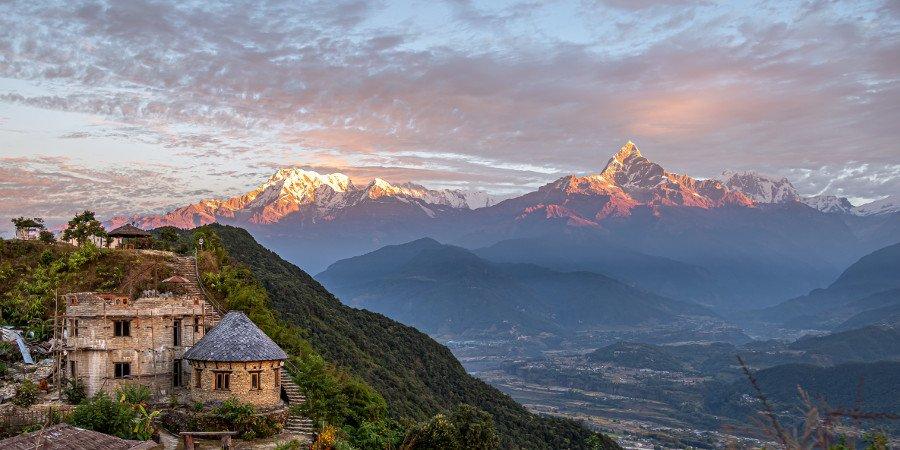 Pokhara e l'Himalaya